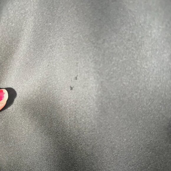 Tadashi Shoji Black Satin Classic Pencil Skirt Knee Length Plus Size 16 - Picture 7 of 9